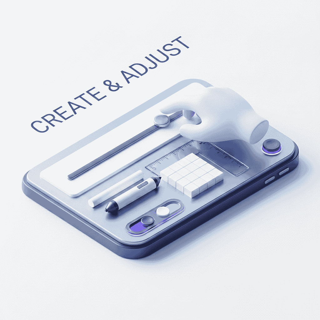 Create & adjust